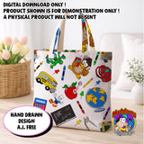 BACK TO SCHOOL SEAMLESS PATTERN