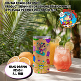 Summer Fun 20 oz. Tumbler Wrap