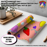 Pink Lemonade Single Digital Seamless Pattern Peach