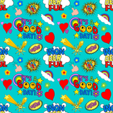 Seamless Pattern It's A Good Day