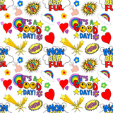 Seamless Pattern It's A Good Day