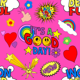 Seamless Pattern It's A Good Day