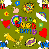 Seamless Pattern It's A Good Day