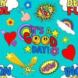 Seamless Pattern It's A Good Day