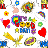 Seamless Pattern It's A Good Day