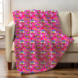 It's A Good Day Hot Pink Seamless Velveteen Plush Blanket (Copy)