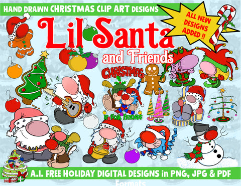 CHRISTMAS DIGITAL CLIP ART