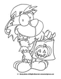 Halloween Coloring Page Bundle