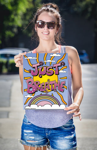 Just Breathe Printable Art