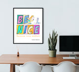 Be Nice (Girls) Printable Art