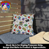 Back To School Outdoor Pillow
