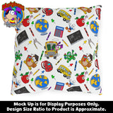 Back To School Outdoor Pillow