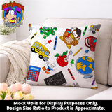 Back To School Outdoor Pillow