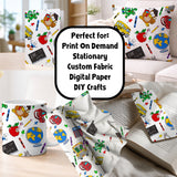 BACK TO SCHOOL SEAMLESS PATTERN