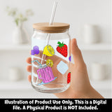 Pink Lemonade uvdtf Glass Can wrap