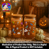 Halloween UVDTF Glass Can Wrap