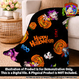 HALLOWEEN SEAMLESS PATTERN BLACK