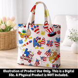 FOURTH OF JULY SEAMLESS PATTERN