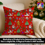 Merry Christmas Seamless Pattern Digital 300 d.p.i. 12" x 12" (Copy)