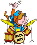 ROCK N ROLL ANIMAL CLIP ART