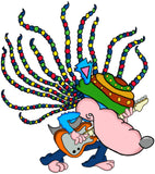 ROCK N ROLL ANIMAL CLIP ART