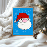 Santa Printable Art Print