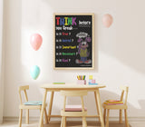 THINK BEFORE YOU SPEAK Printable Wall Art