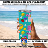Pink Lemonade 20 oz. Tumbler Wrap