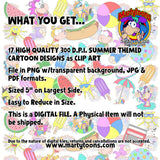 Summer Time Digital Clip Art Bundle
