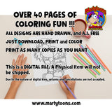 Halloween Coloring Pages Bundle