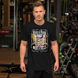 BLUES WHISKEY INSPIRED ROCK & ROLL CARTOON MUSIC THEMED TEE