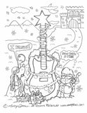 Printable Christmas Coloring Pages for Kids and Adults