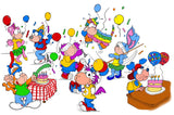 Birthday Fun Digital Clip Art