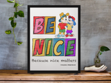 Be Nice (Boys) Printable Art