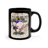 Classic Heavy Metal Rock Black Coffee Mug