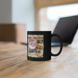 Lil Santa Christmas Cartoon 11oz Black Mug